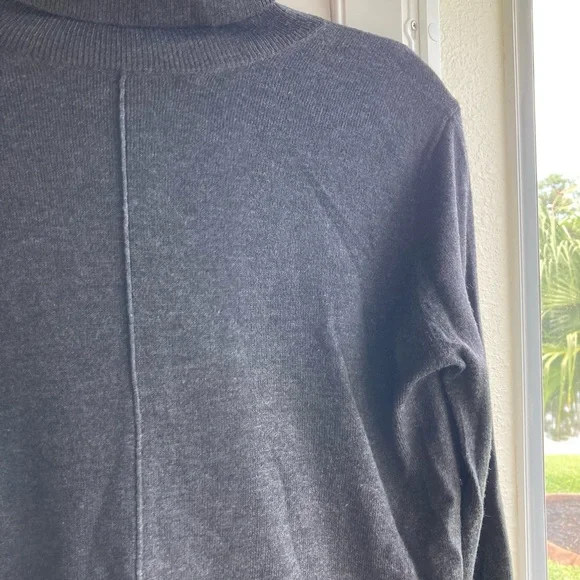 Classic Workshop Republic Clothing Turtleneck Tunic, Charcoal Gray, Small - Picture 2 of 10